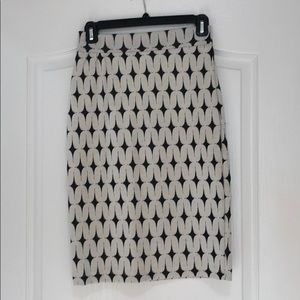 Renee C Patterned Pencil Skirt